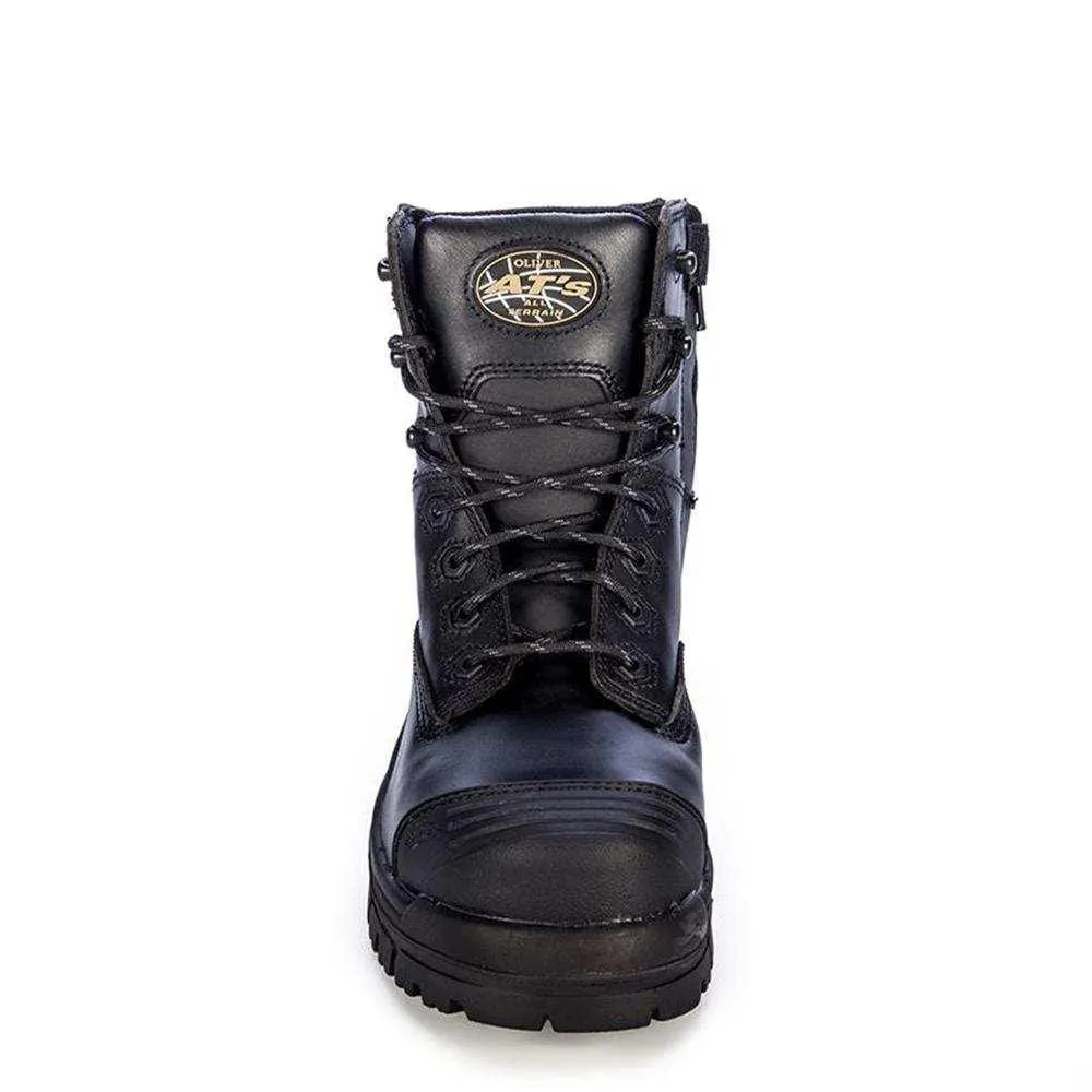 150MM Black Zip Sided Boot 45645Z