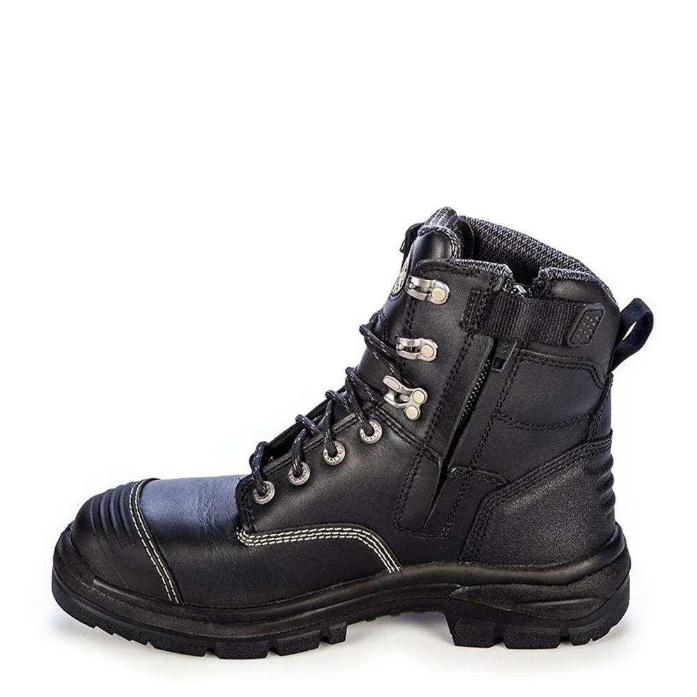 150MM Black Zip Sided Boots 55345Z