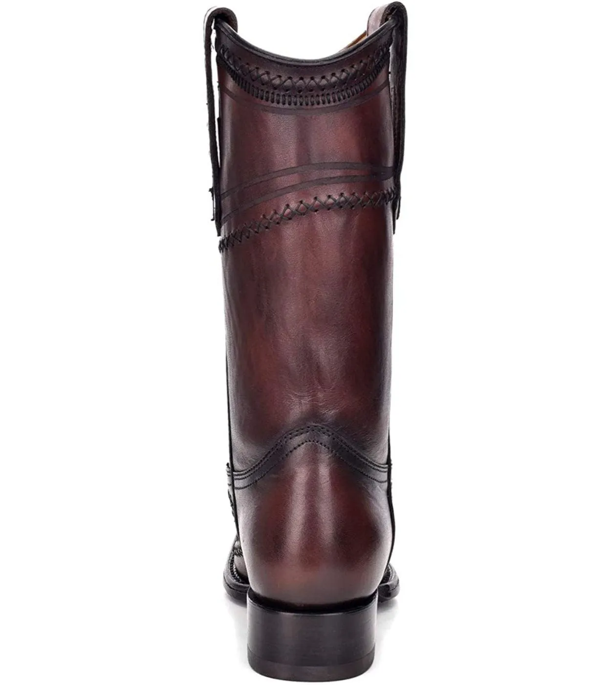 1B1AA1 - Cuadra blackcherry casual cowboy ostrich leather boots for men