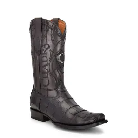 1J1NAL - Cuadra black dress cowboy exotic alligator leather boots for men