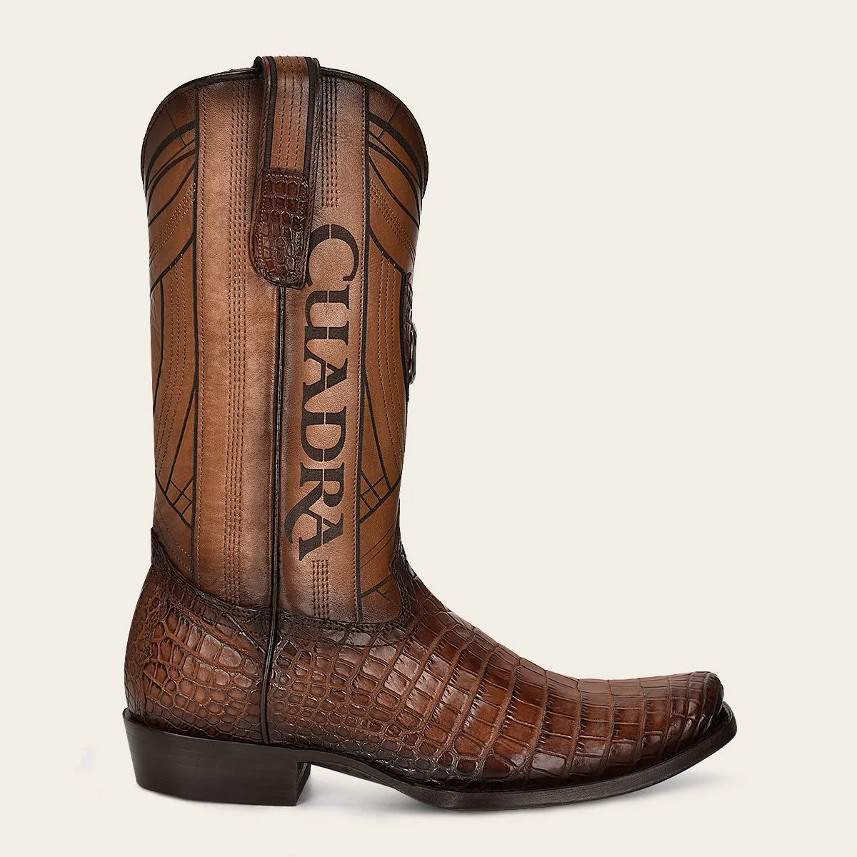 Mens Cuadra Brown Western Moreleti Leather Cowboy Boots - High-Quality, Stylish Footwear for Comfort and Durability