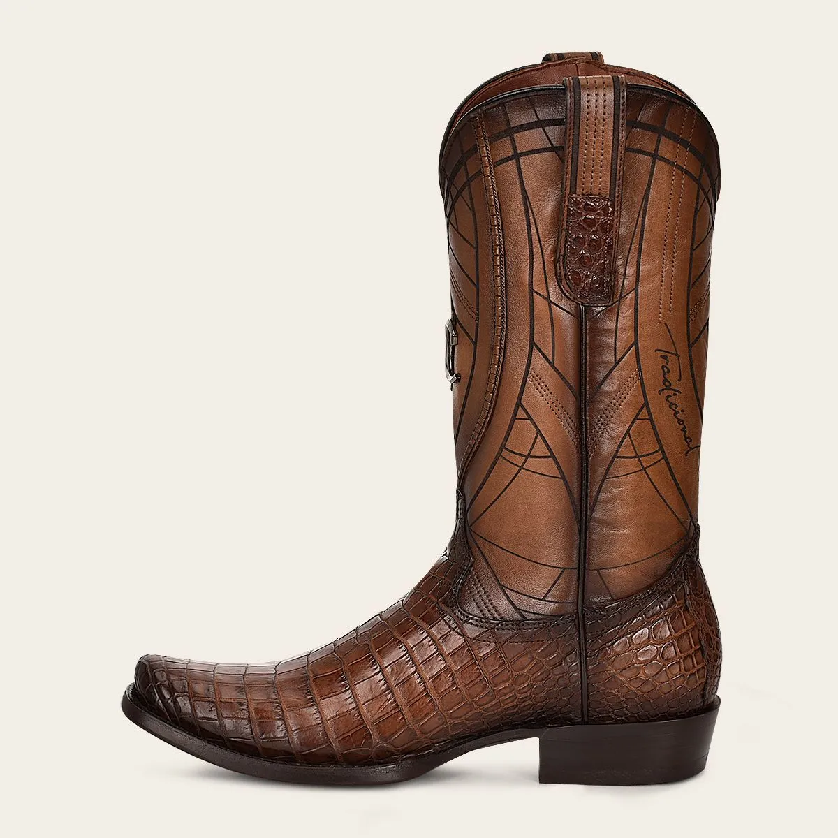 Mens Cuadra Brown Western Moreleti Leather Cowboy Boots - High-Quality, Stylish Footwear for Comfort and Durability