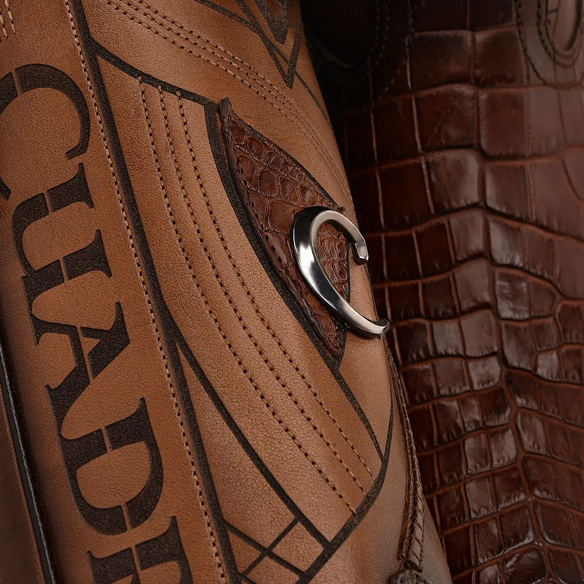 Mens Cuadra Brown Western Moreleti Leather Cowboy Boots - High-Quality, Stylish Footwear for Comfort and Durability