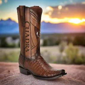 Mens Cuadra Brown Western Moreleti Leather Cowboy Boots - High-Quality, Stylish Footwear for Comfort and Durability