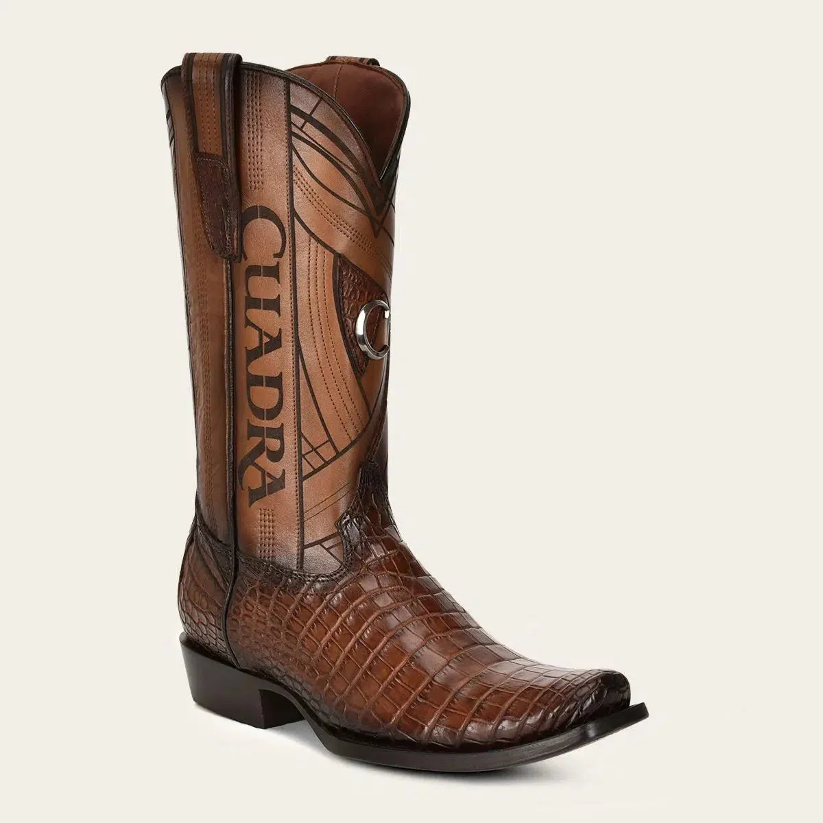 Mens Cuadra Brown Western Moreleti Leather Cowboy Boots - High-Quality, Stylish Footwear for Comfort and Durability