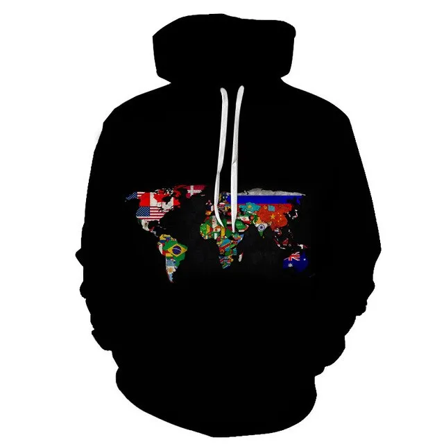 3D Hoodies National flag Canada Hoodies Sweatshirts Fashion Men Women Hoodies Germany/Brazil National flag 3D Hoodie