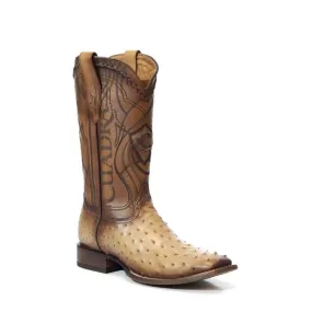 3Z1OA1 - Cuadra orix classic cowboy rodeo ostrich leather boots for men