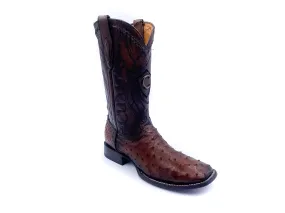 3Z1OA1 - Cuadra tobacco cowboy rodeo ostrich leather boots for men