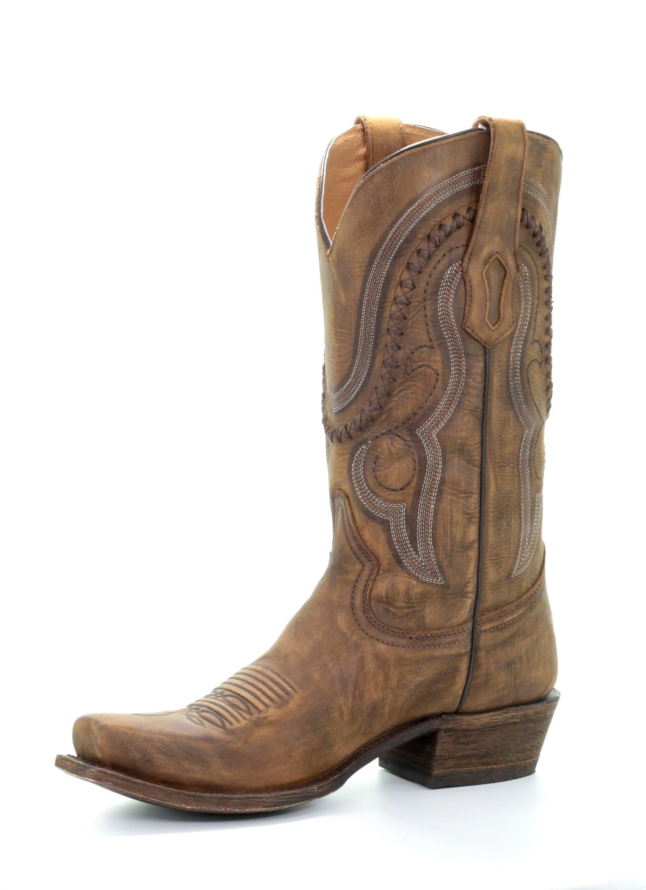 A3479 - Corral gold western cowboy leather boots for men