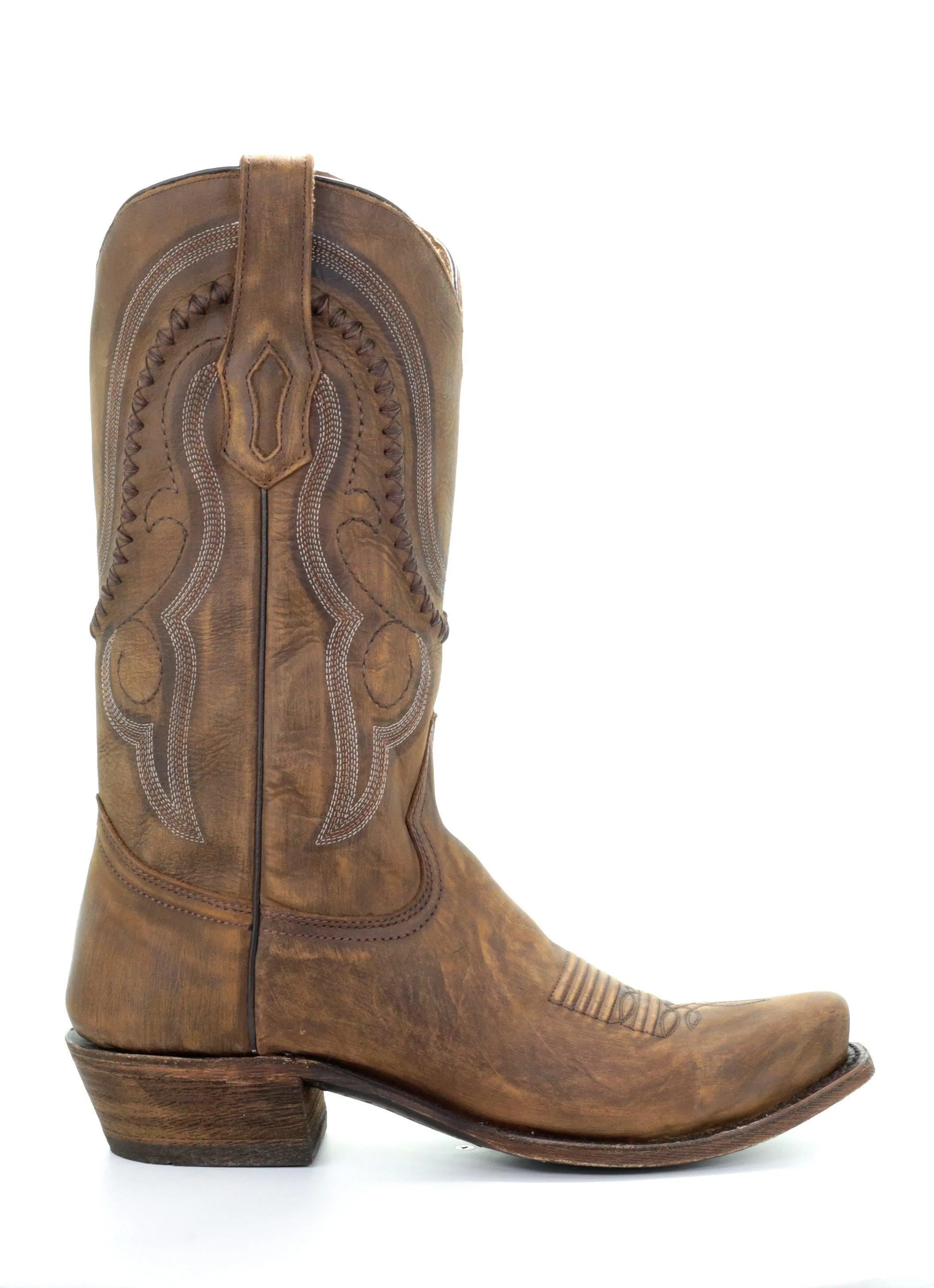 A3479 - Corral gold western cowboy leather boots for men