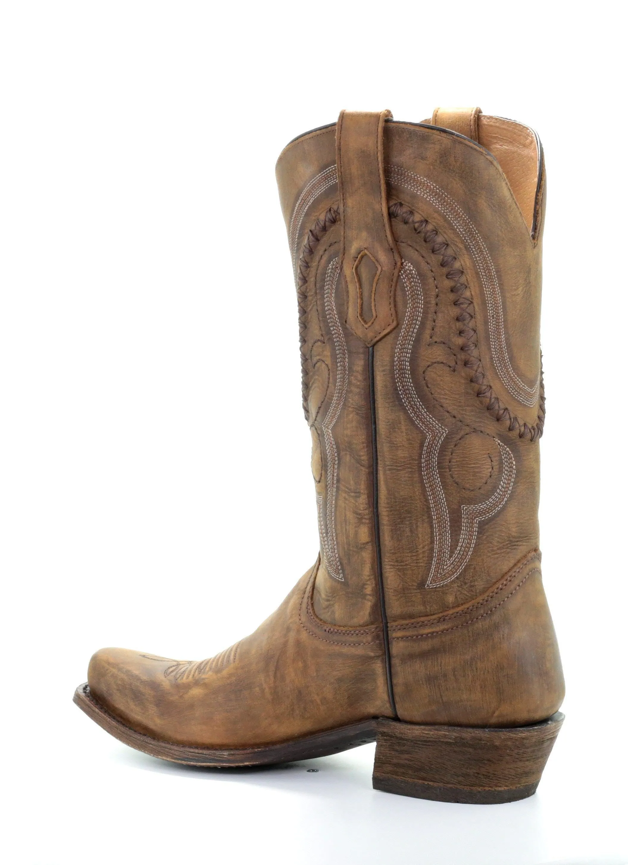 A3479 - Corral gold western cowboy leather boots for men