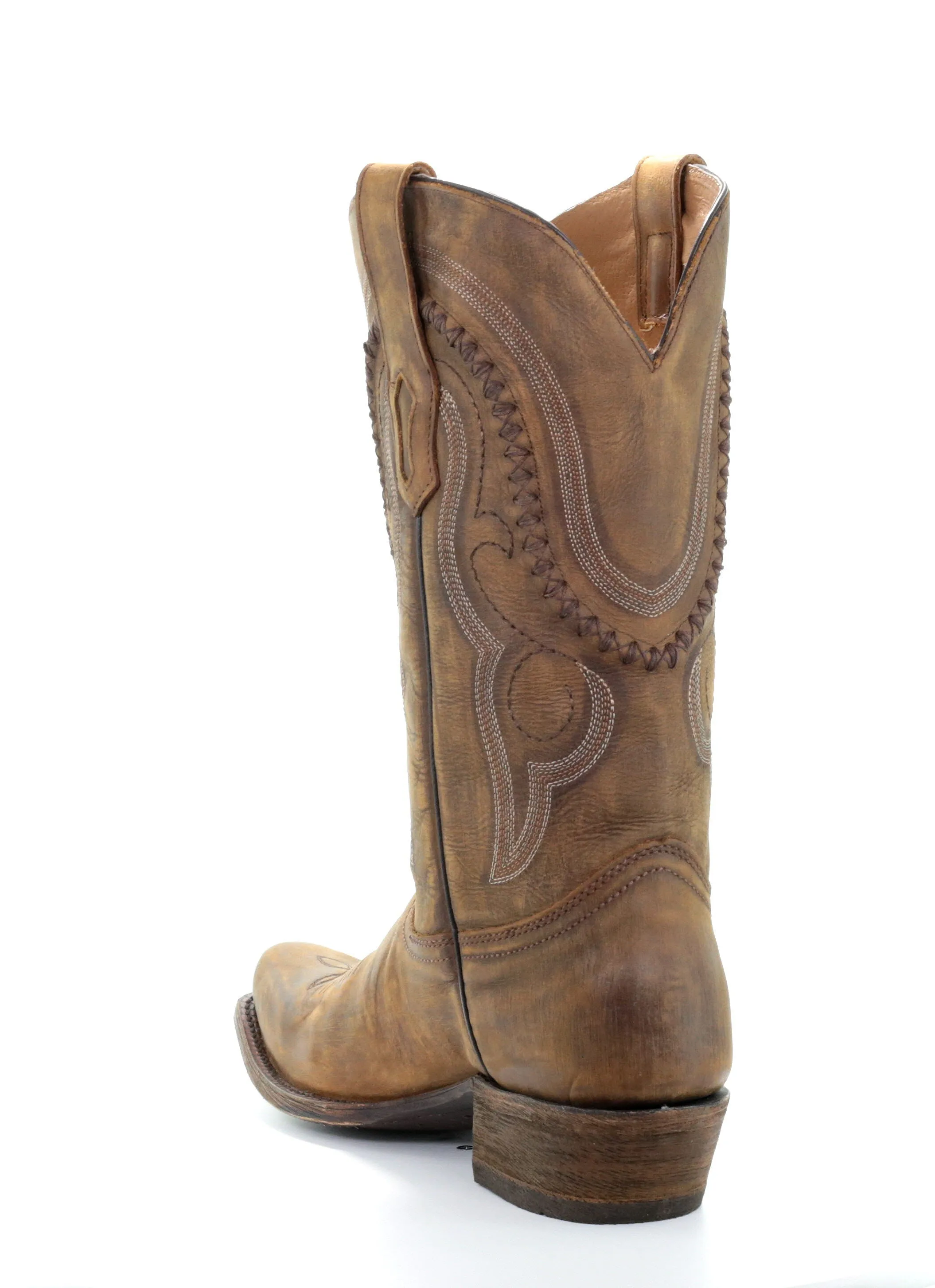 A3479 - Corral gold western cowboy leather boots for men