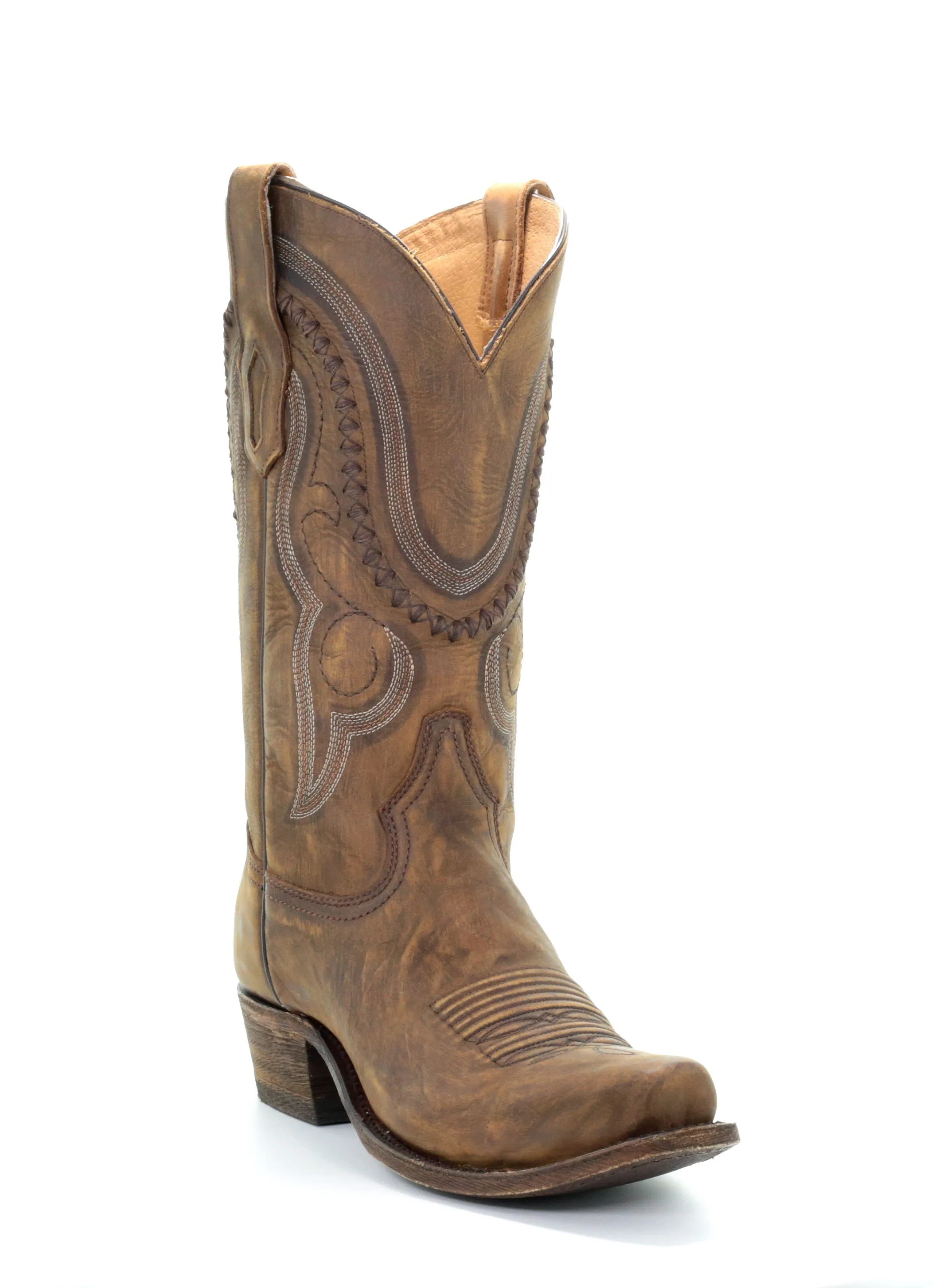 A3479 - Corral gold western cowboy leather boots for men