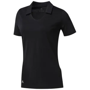 adidas Golf Women's Black Cotton Hand Polo