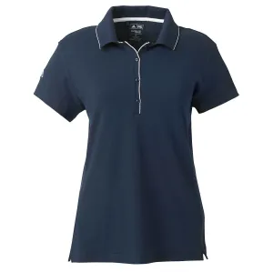 adidas Golf Women's ClimaLite Navy/White S/S Jersey Polo