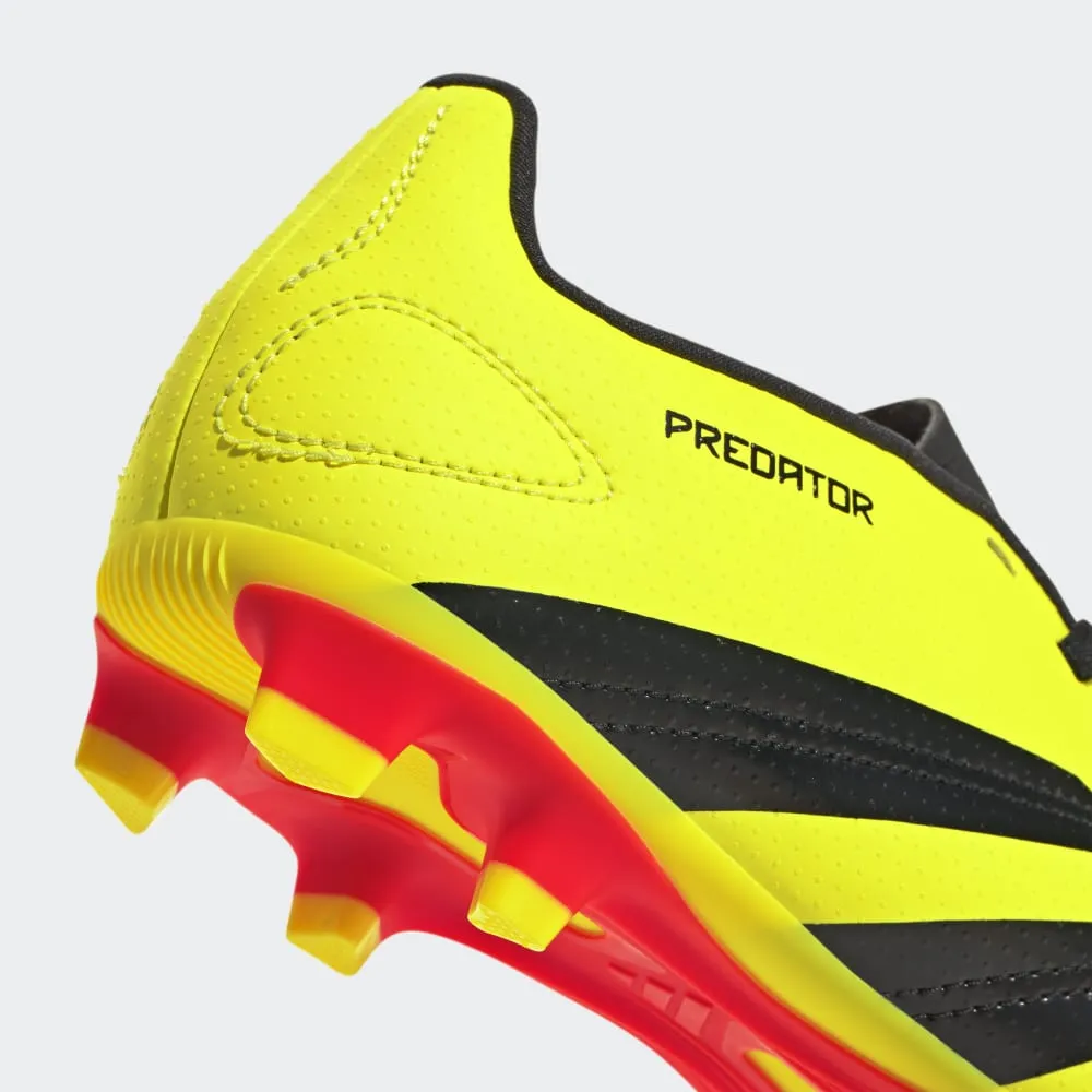 Adidas Kids Predator Club Flexible Ground Football Boots - Yellow/Black/Red