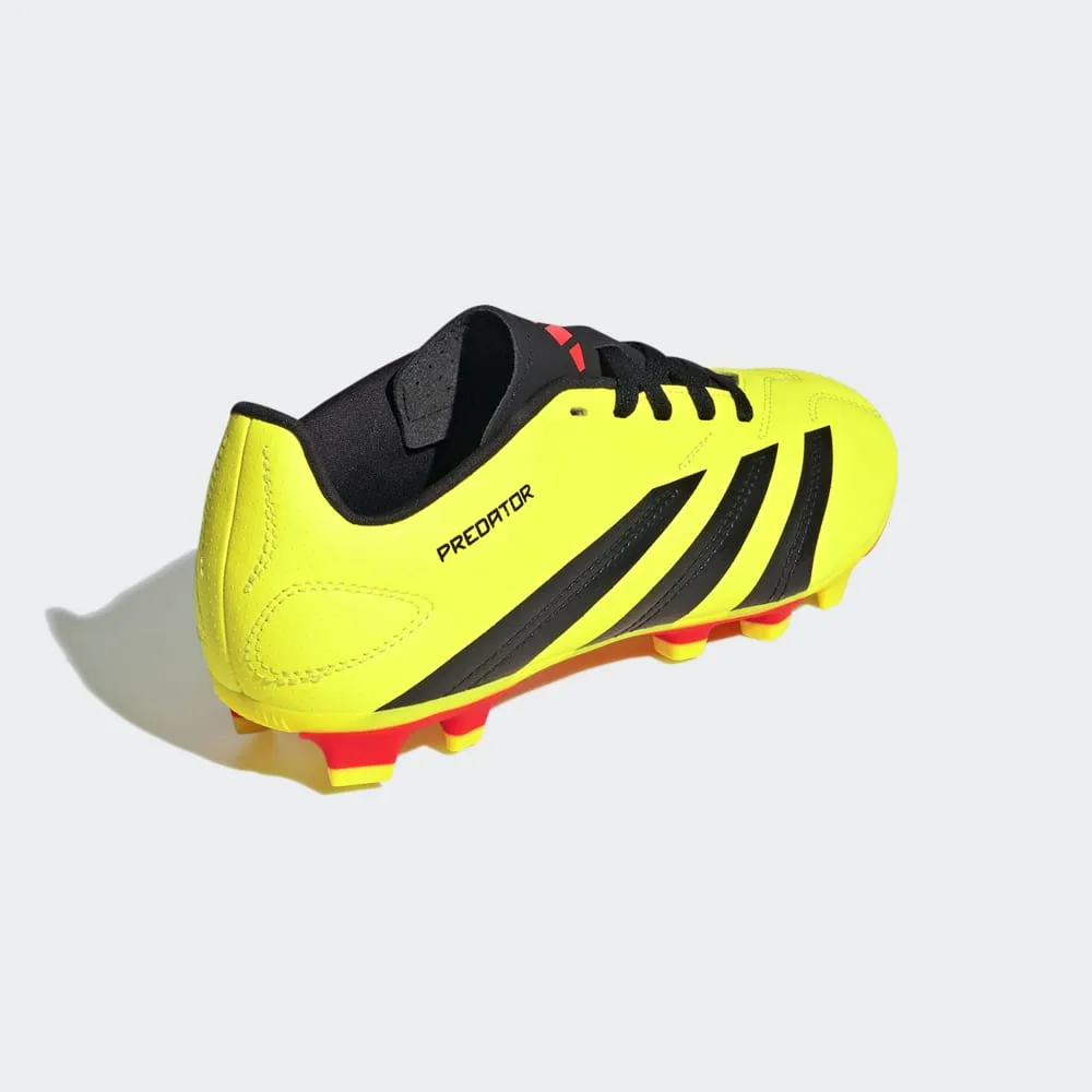 Adidas Kids Predator Club Flexible Ground Football Boots - Yellow/Black/Red