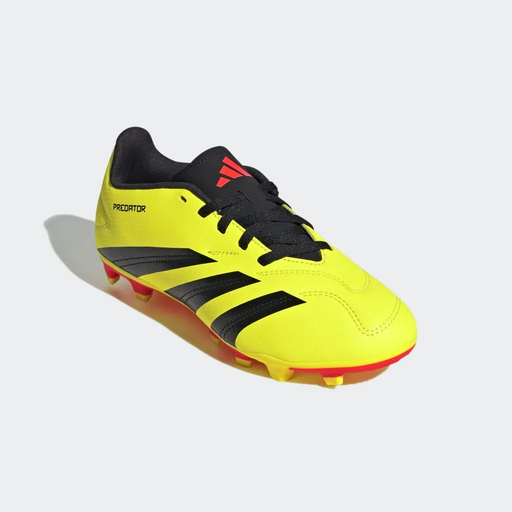 Adidas Kids Predator Club Flexible Ground Football Boots - Yellow/Black/Red