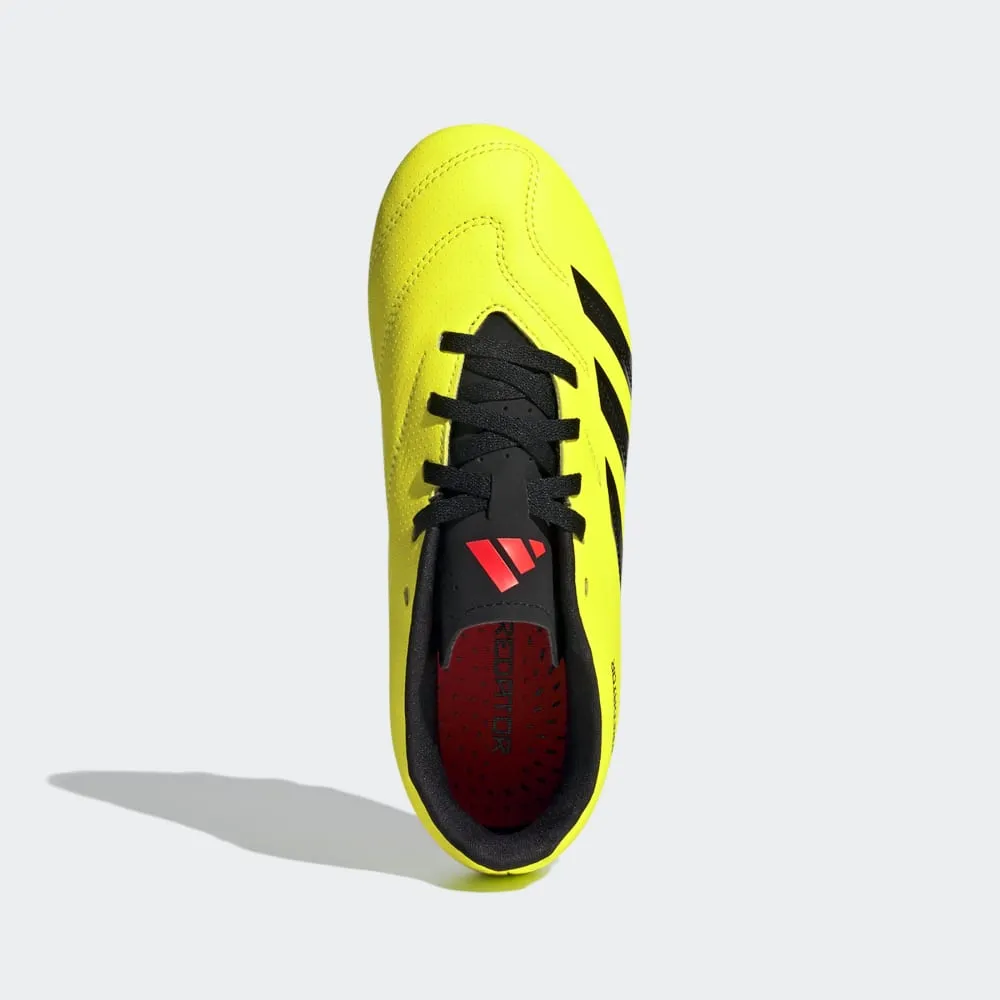 Adidas Kids Predator Club Flexible Ground Football Boots - Yellow/Black/Red