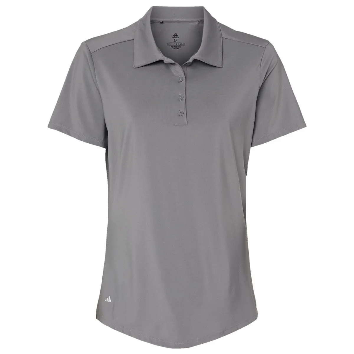 Adidas Women's Grey Three Ultimate Solid Polo