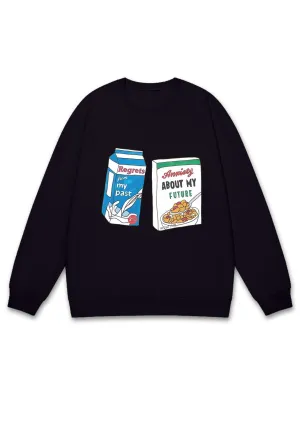 Anxiety About My Future Y2K Sweatshirt