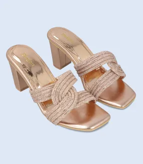 BW9430-CHAGMPANE-Women Formal Slipper Heels