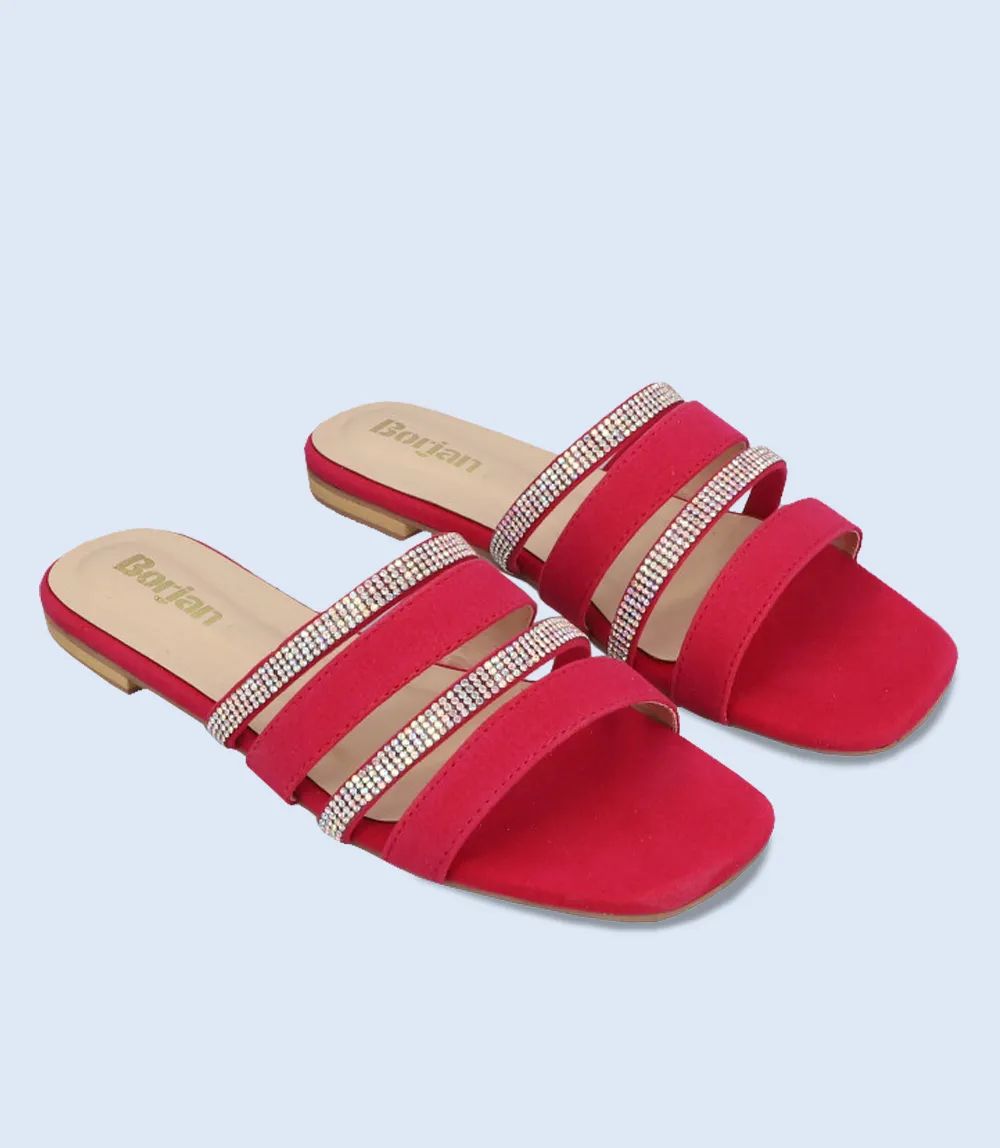 BW9628-PINK-Women Formal Slippers