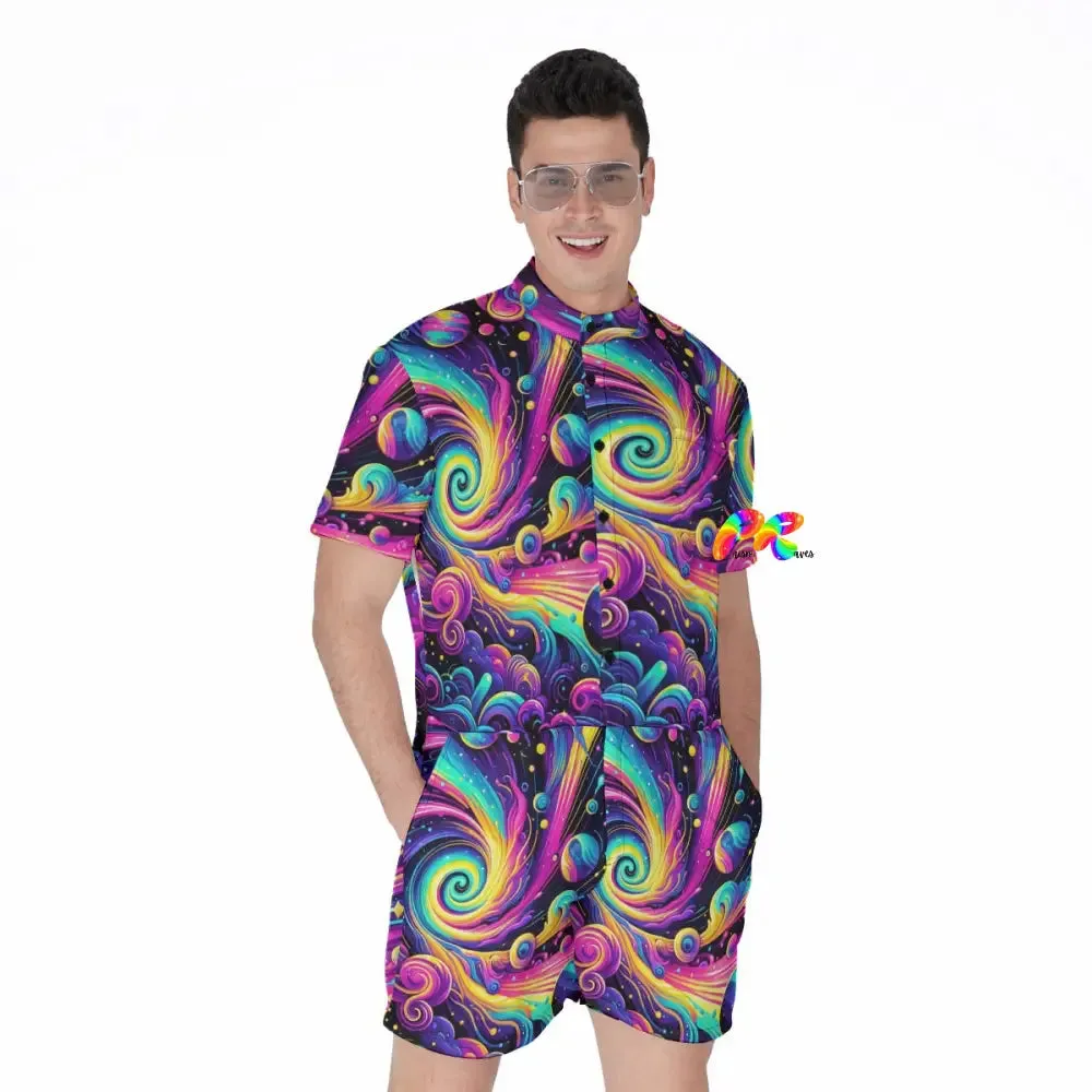 Cosmic Dance Men's Rave Romper