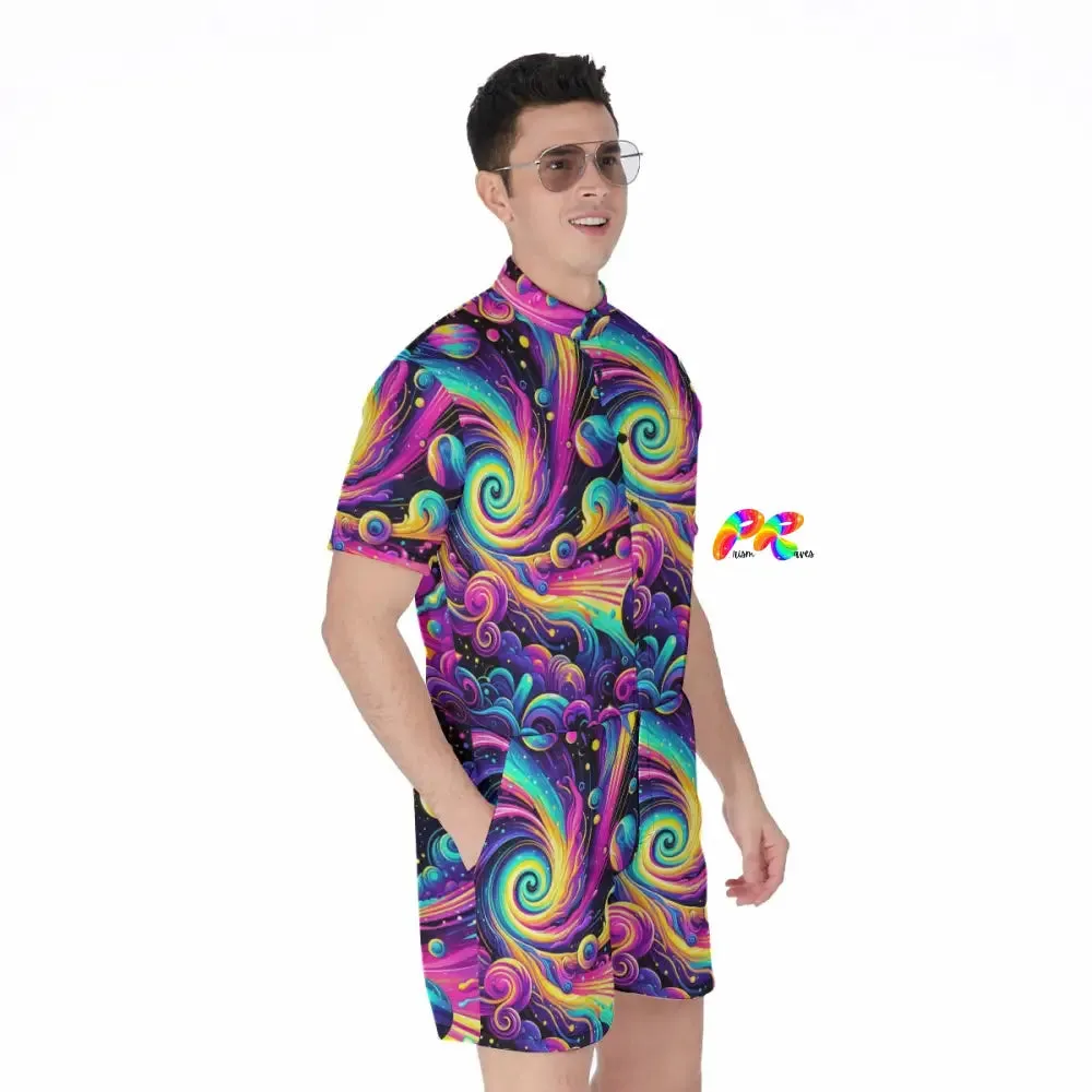 Cosmic Dance Men's Rave Romper