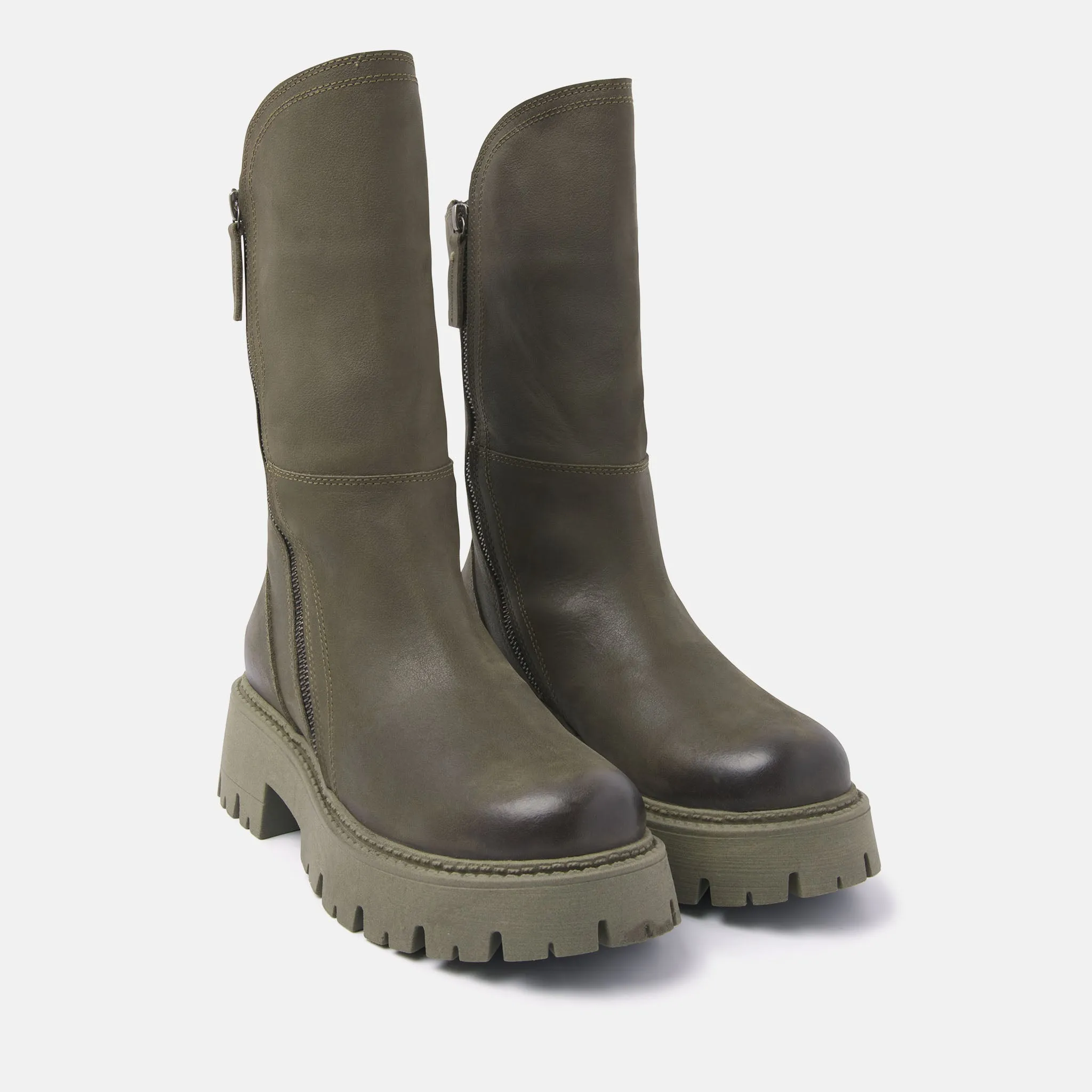 Dames Biker Boots 67.056 Green