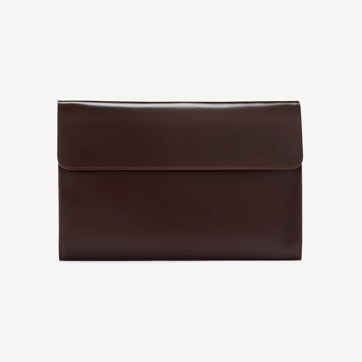 Eton Document Holder - Havana with Beige suede lining