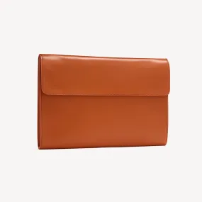 Eton Document Holder - London Tan with Beige suede lining