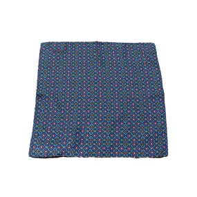 Eton Silk Pocket Square (Pattern Blue)