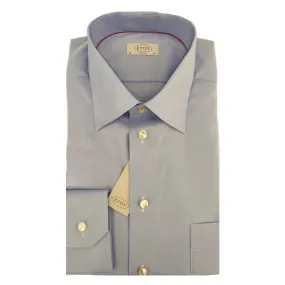 ETON Sky Blue Herringbone Regular Fit Shirt