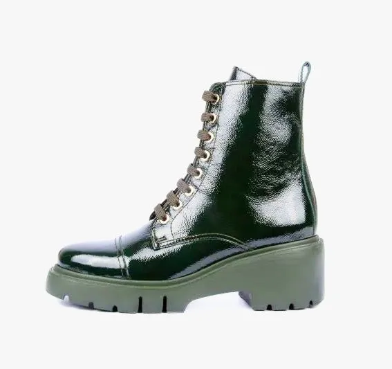 Juliet Biker Boots, Verde