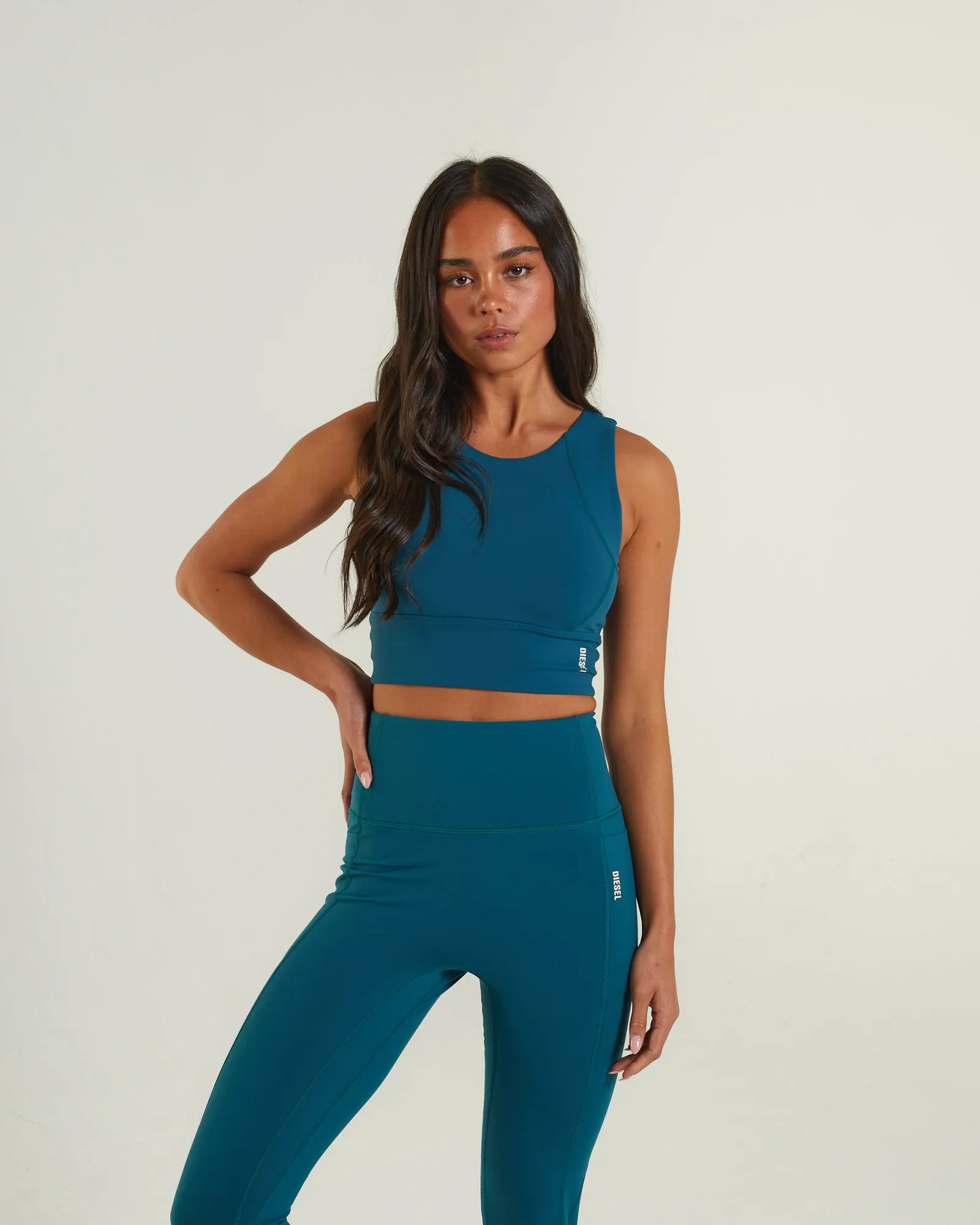 Lotus Vest Top Teal Green