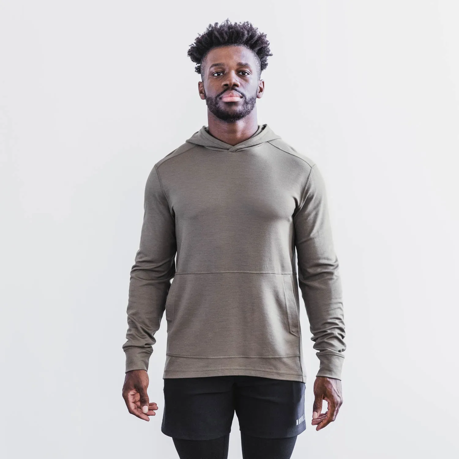 Men's Blended Merino Wool Hoodie