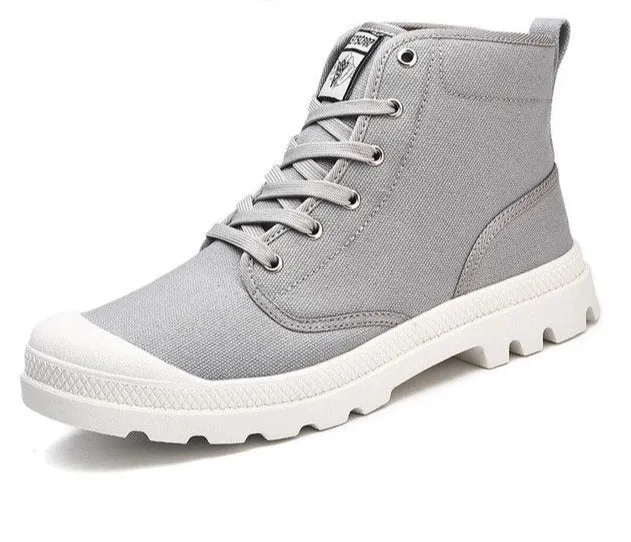 Men's Canvas Boots. Army Combat Style very Comfortable