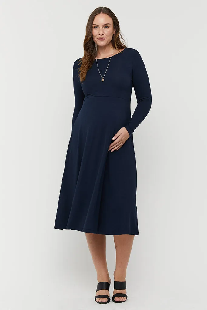 Olivia Dress - Dark Navy