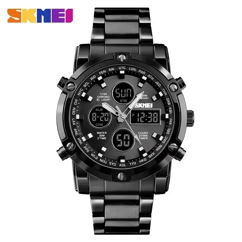 SKMEI DUAL DISPLAY WATCH FOR MEN