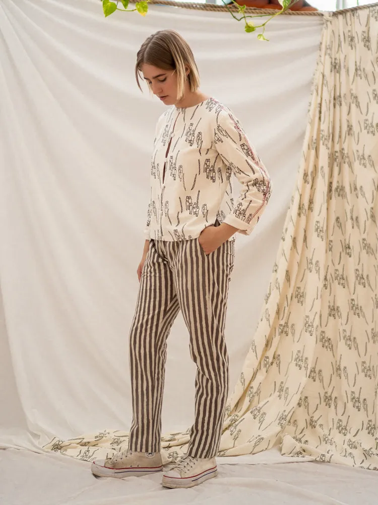 Tailored Pants - Kashish Stripe