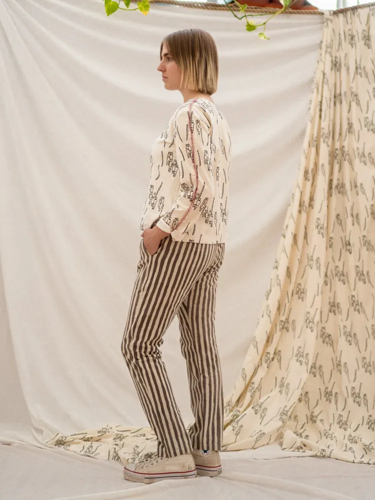 Tailored Pants - Kashish Stripe