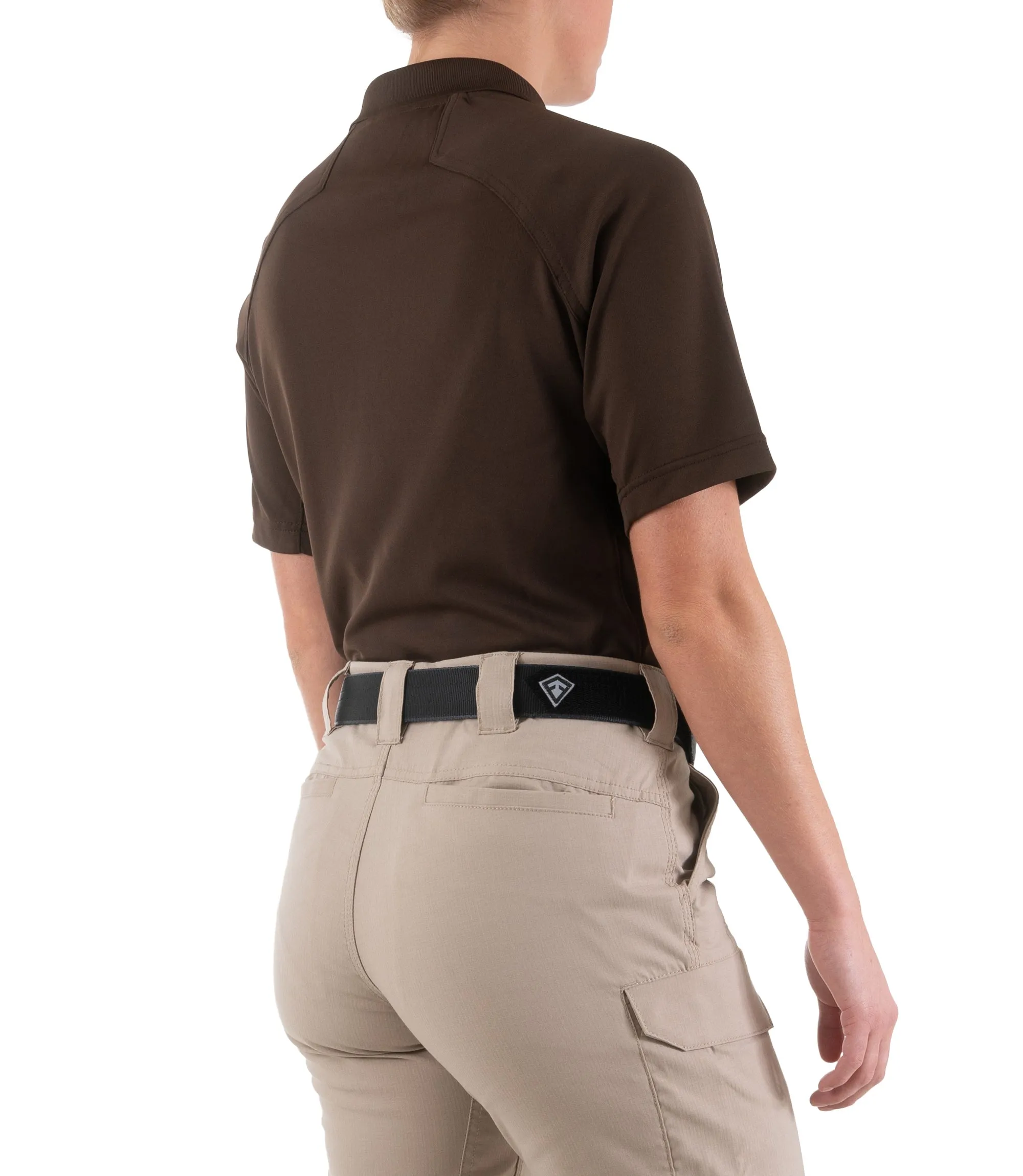 Women's Performance Short Sleeve Polo - Kodiak Brown